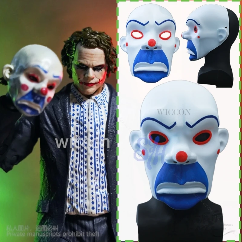 

Joker 3D Polylactic Acid Horror Mask Anime Movie Bank Props Knight Masquerade Halloween Christmas Party Gifts Customized
