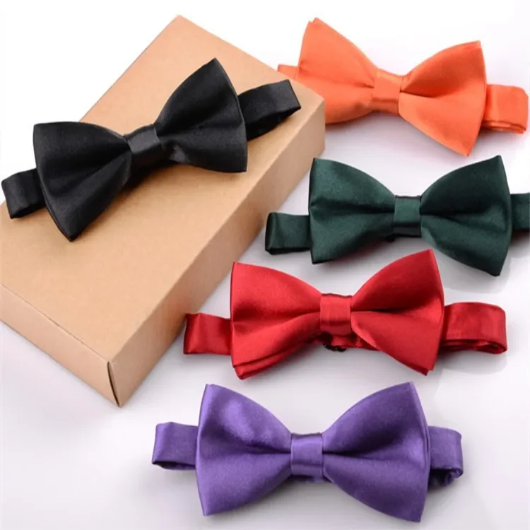 Reusable children boy blue red wool Women children velvet boy girl men flexible green color bow tie black accessories