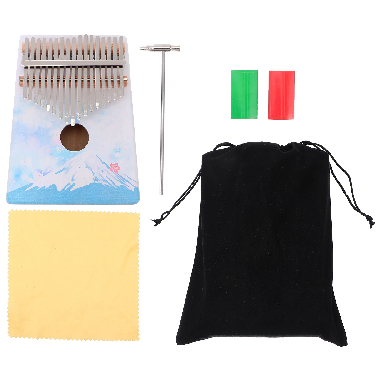 

Thumb Practical Musical Instrument Baby Kids Instruments 17 Keys Piano Delicate Travel