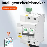 230V Smart 16A 32A 60A Tuya WIFI Circuit Breaker MCB Life Remote Control Short Circuit Protection Timed Switch 1P/2P/3P/4P/1P+N