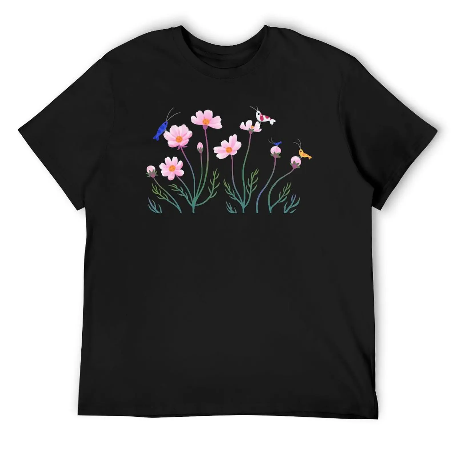 

Cosmos and shrimp T-Shirt basketball graphic tees fashion shirts Blouse tshirts for men