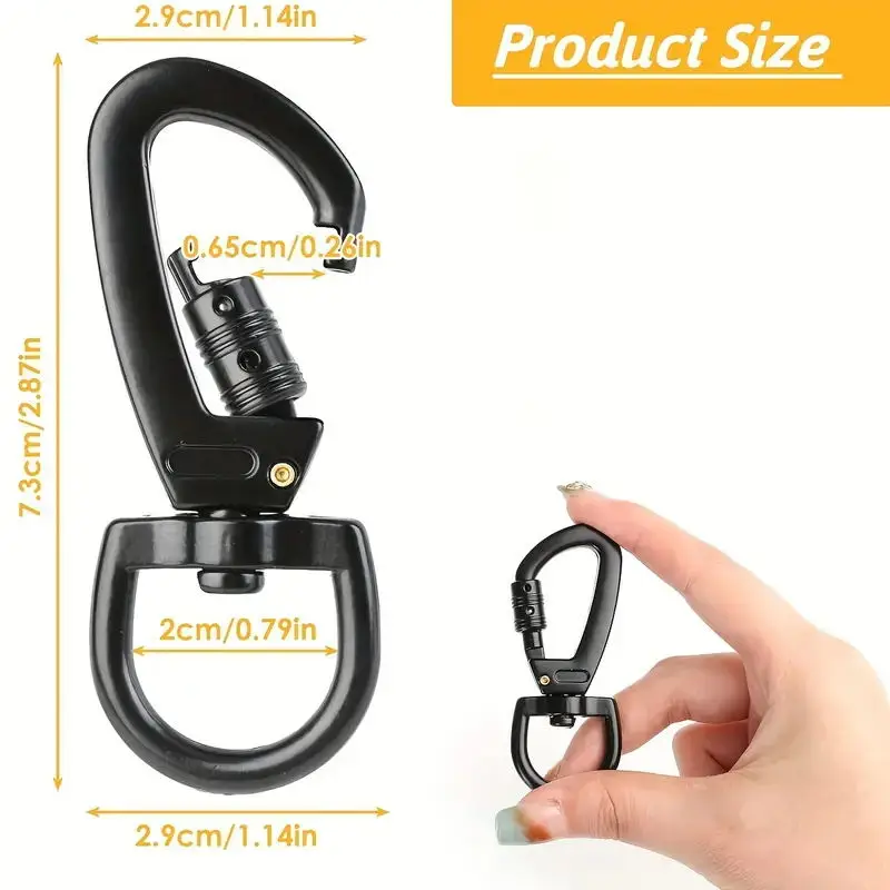 2-piece rotating outdoor lanyard, dog leash lanyard, suitable for dog lanyards, key chains, backpacks and outdoor equipment