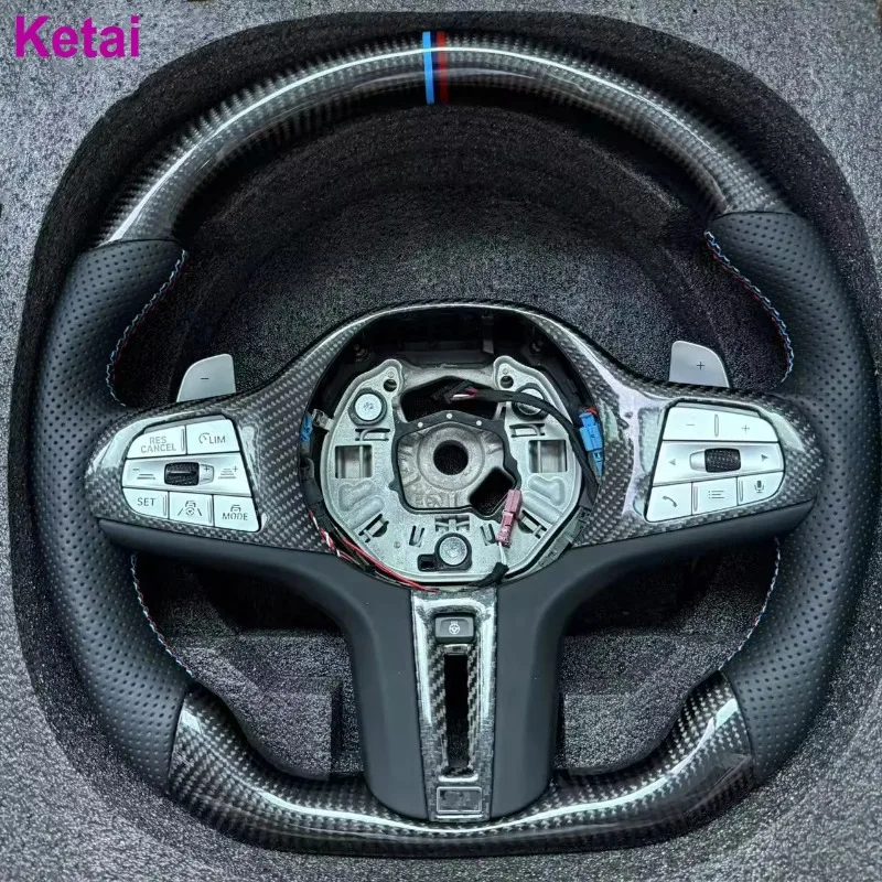 Wholesale Carbon Fiber LED Sport G20 G30 Lci 330i M340i Steering Wheel With Heating