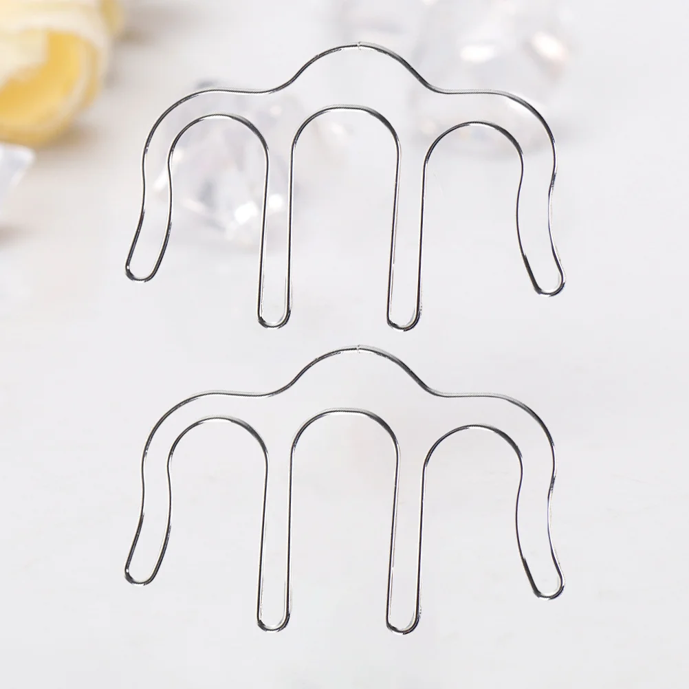 

2pcs Premium Electroplated Metal Paper Clips Hollow Design Creative Bookmark For Notes Photos School Office Supplies Instrument