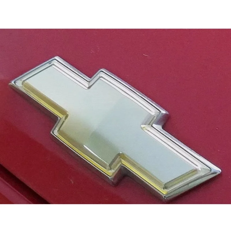 1 قطعة ثلاثية الأبعاد 115 مللي متر x 49 مللي متر لشروليه سبارك سيارة الجبهة مصبغة رئيس هود بونيه شعار الخلفية الذيل الوفير الجذع ملصق شارة التصميم