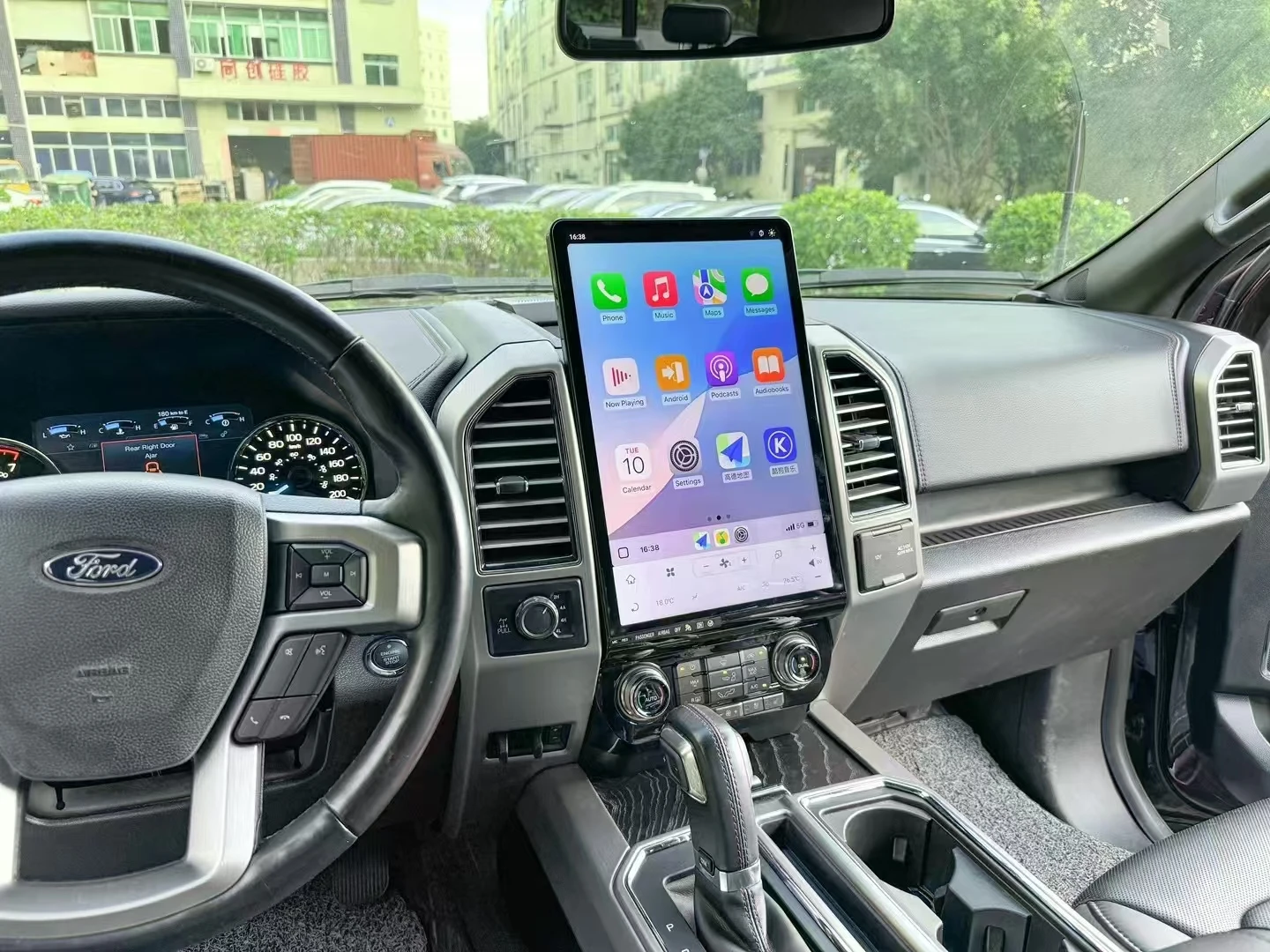 

16,8-дюймовый экран Qualcomm Android 13 HD для Ford Expedition 2018-2021, автомобильный GPS-навигатор, мультимедийный плеер, радио Carplay, стерео