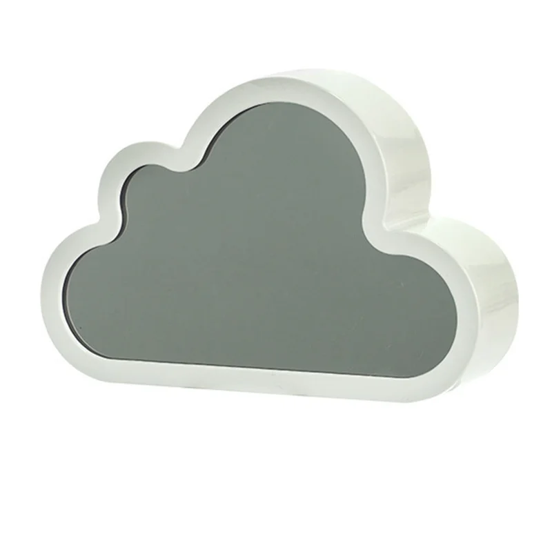 AA86 DIY Cloud TULIP LED Night Light สาวห้องนอนเครื่องประดับกรอบรูปกระจกโคมไฟข้างเตียง Handmade ทนทาน,C