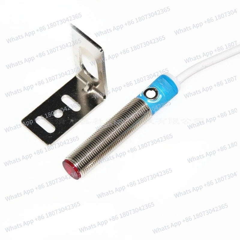 

M12 Laser Sensor Visible Light Diffuse Reflection Photoelectric Switch 15cm Adjustable 10-30VDC 200mA SYM12J-D15N1