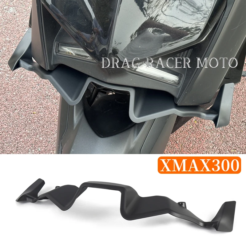 

For Yamaha X-MAX 300 X-MAX XMAX 300 XMAX300 Front Spoiler Downforce Winglets Fairing Aerodynamic Beak Nose Cone Extension Cowl
