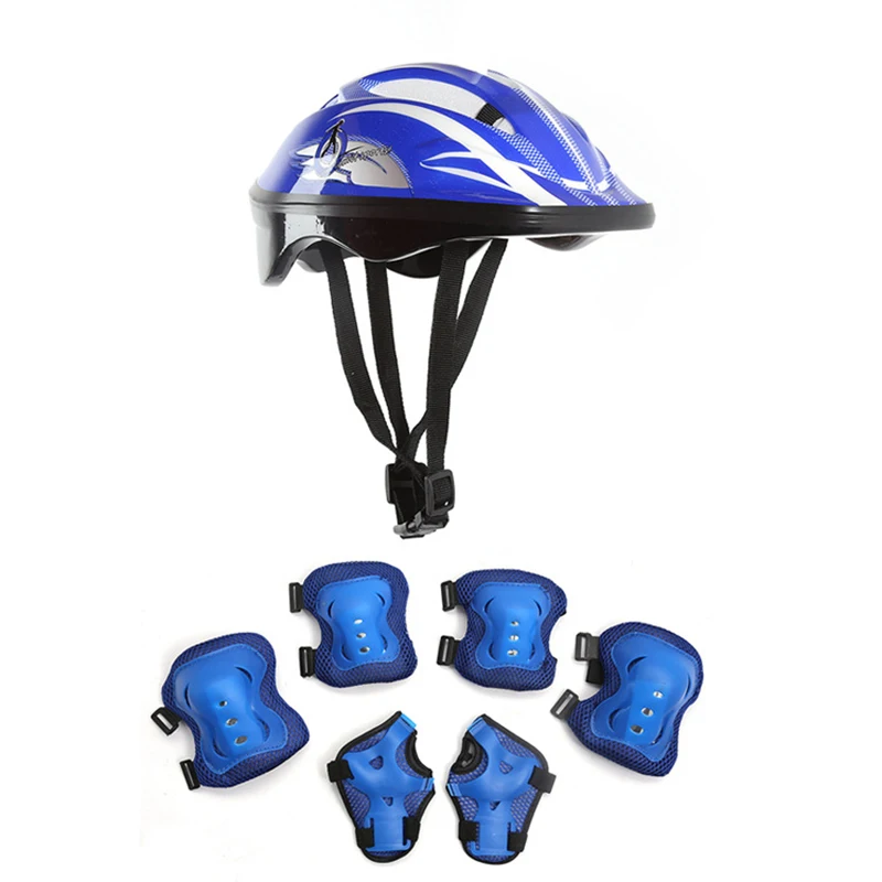 Set casco di sicurezza per bambini ginocchiere e gomitiere ragazzi ragazze adatto per ciclismo, bici senza pedali, pattinaggio a rotelle ATV BMX 456789101112