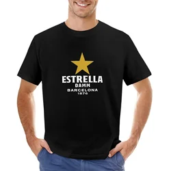 Camiseta Estrella Damm beer para fanáticos de los deportes, sudor sublime, espacios en blanco, ropa para hombre