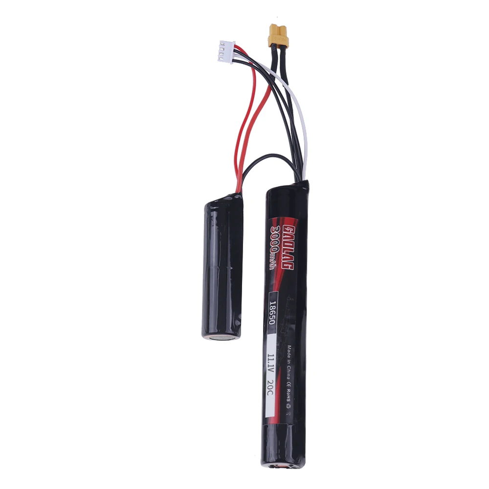 Akumulator do pistoletu Airsoft 11.1V 3000MAH 20C AKKU Mini Airsoft zabawki części modelu pistoletu 3s 11.1V Akumulator SM/XT30/Mini wtyczka tamiya