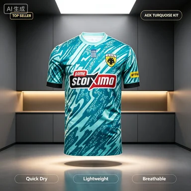 AEK Athens Jersey Greek Jersey Autumn Sports Dry Quickly Fan Style Clothing 3D Print Parent-child Tee