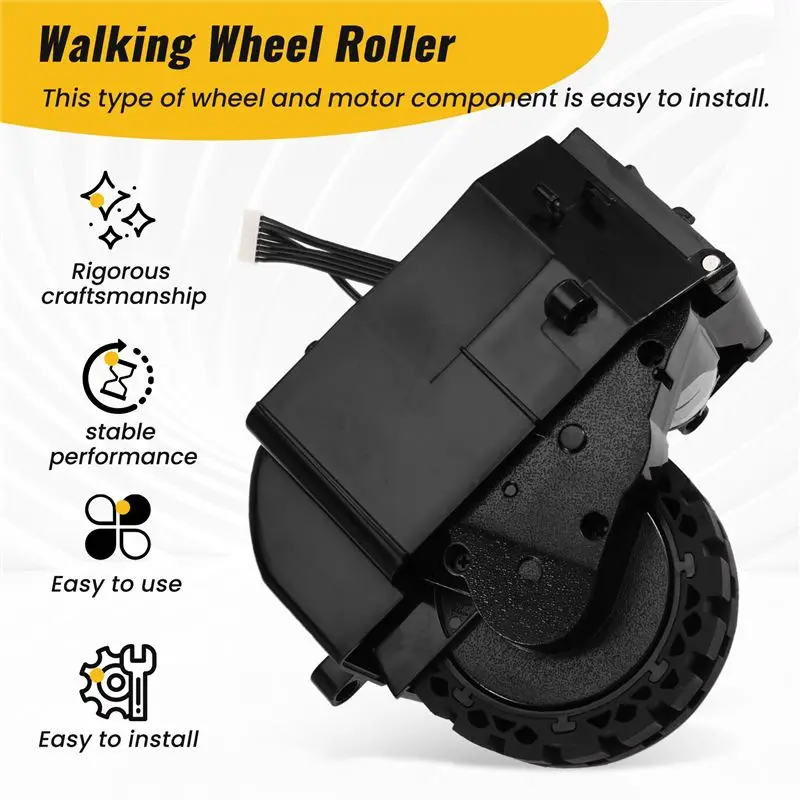 ~Top Rated Vacuum Wheel Motor For Roidmi EVA Self-Cleaning Emptying Robot Vacuum SDJ06RM Drive Wheels Replacement Parts L+R