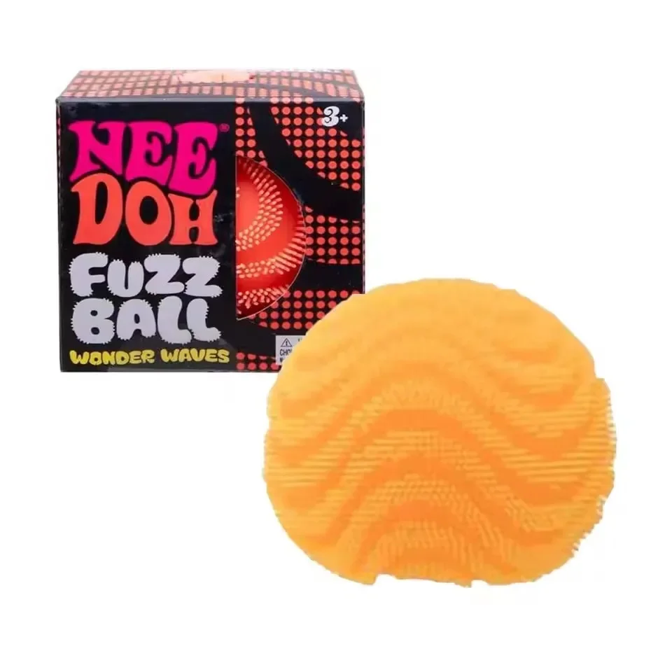 Nee Doh Fuzz Ball Serie Desktop-Dekompressions-Ornament Stressabbau-Spielzeug Geeignet für Druckbewältigung Spaßiger Weicher Stressball Geschenke