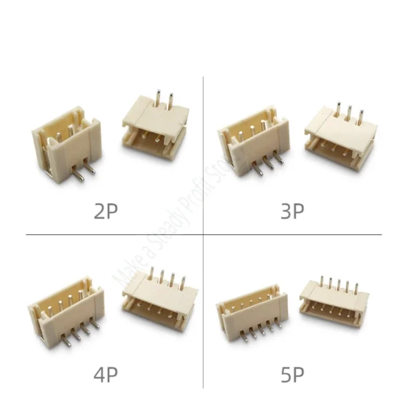 10/30/50Pcs/lot ZH1.5MM Vertical SMD Connector Terminal Socket Mini Micro 1.5mm ZH 2P 3P 4P 5P 6P 7P 8P 9P 10P Plug Connector