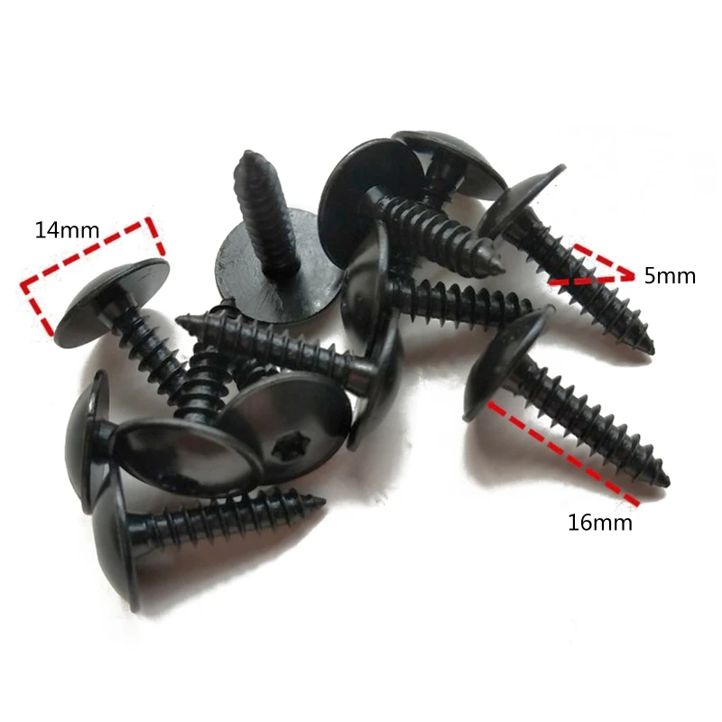 Engine Cover 20pcs Torx Screws for Head Tapping Screws for Car