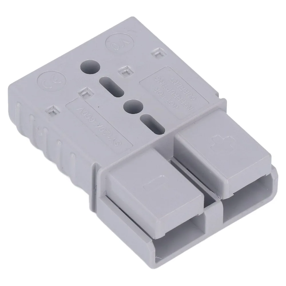 

2PCS 120A Battery Quick Disconnect Grey 600V Battery Connectors Stable Connection Power Connector Electric Vehicles