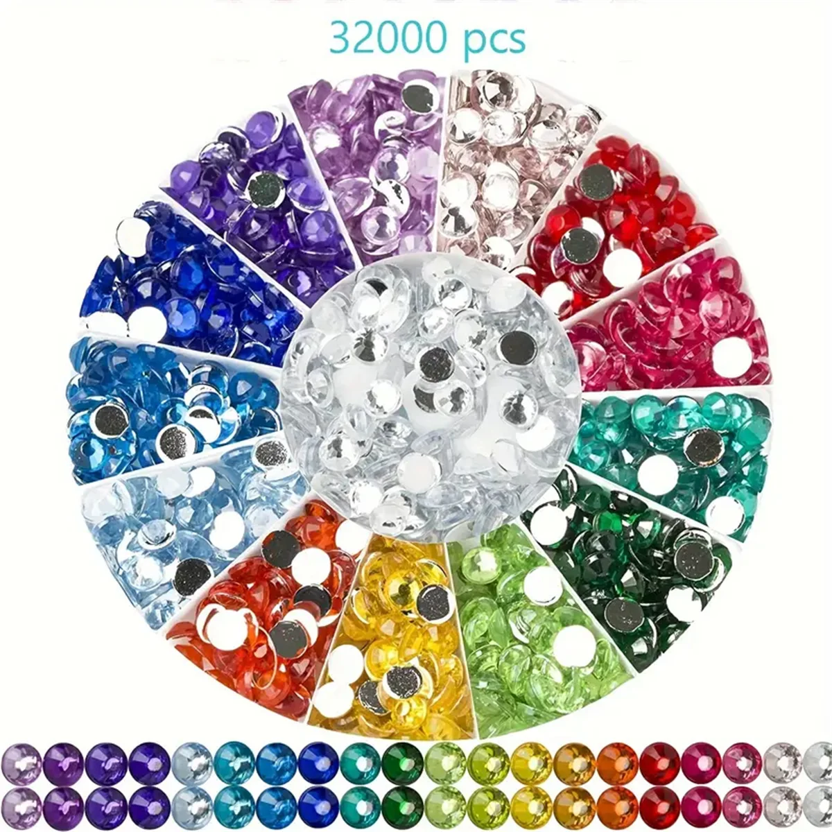 20000-32000 個/セットダイヤモンドアートクリスタルビーズのみ