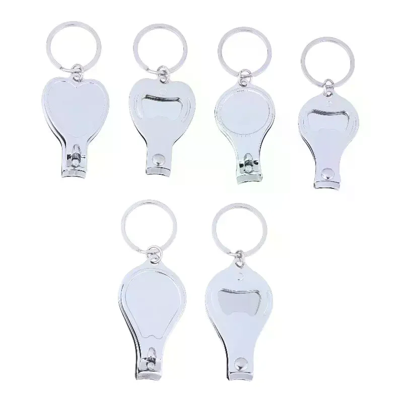 5Pcs Nail Clipper Set Multifunctional Nail Trimmer With Bottle Opener Keyring Portable Metal Cutter For Travel And Home Use