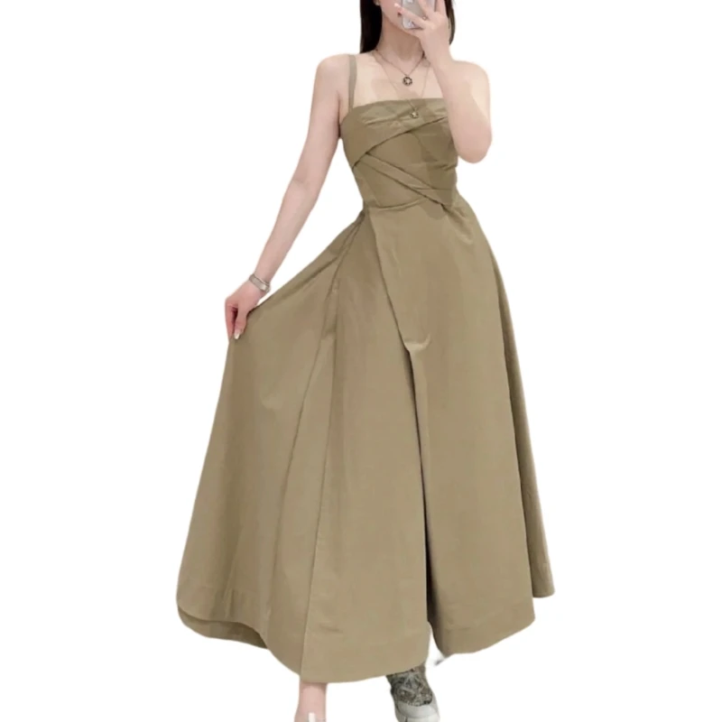 

Fold long dress of cultivate one's morality dress vestidos verano vestido dresses for women 2023 key-2 luxury designer