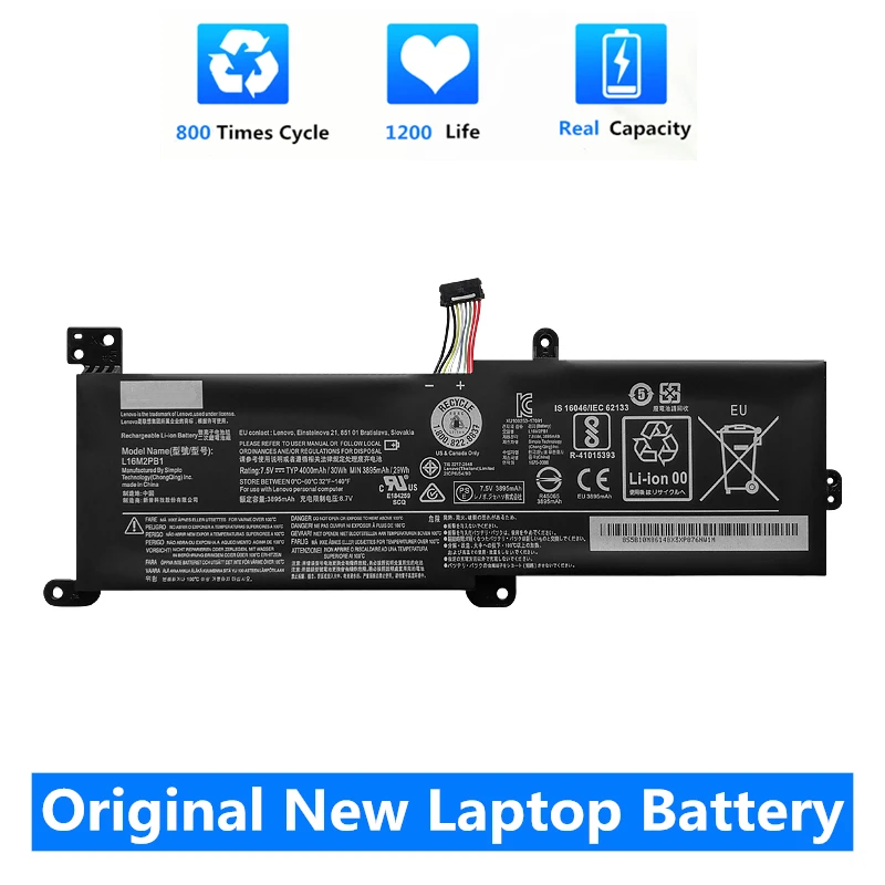 

CSMHY Original 30Wh L16M2PB1 Laptop Battery For Lenovo Ideapad 320-15IKB 330-15ICN 15IAP 15AST 15ABR 14ABR 520-15IKBR L16L2PB1