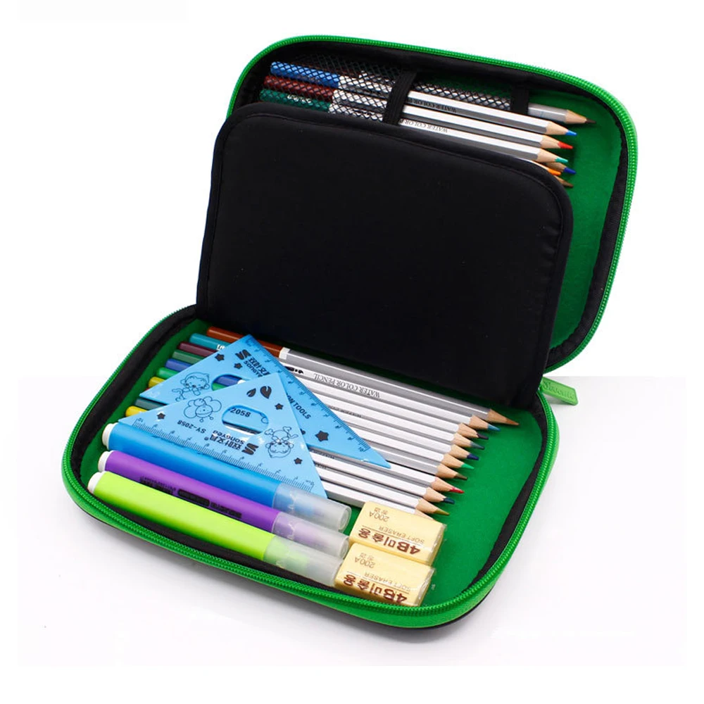 Grande Capacidade Papelaria Case, Classificação Storage Bag, Pencil Case para Office, Student Organizer, Material Escolar