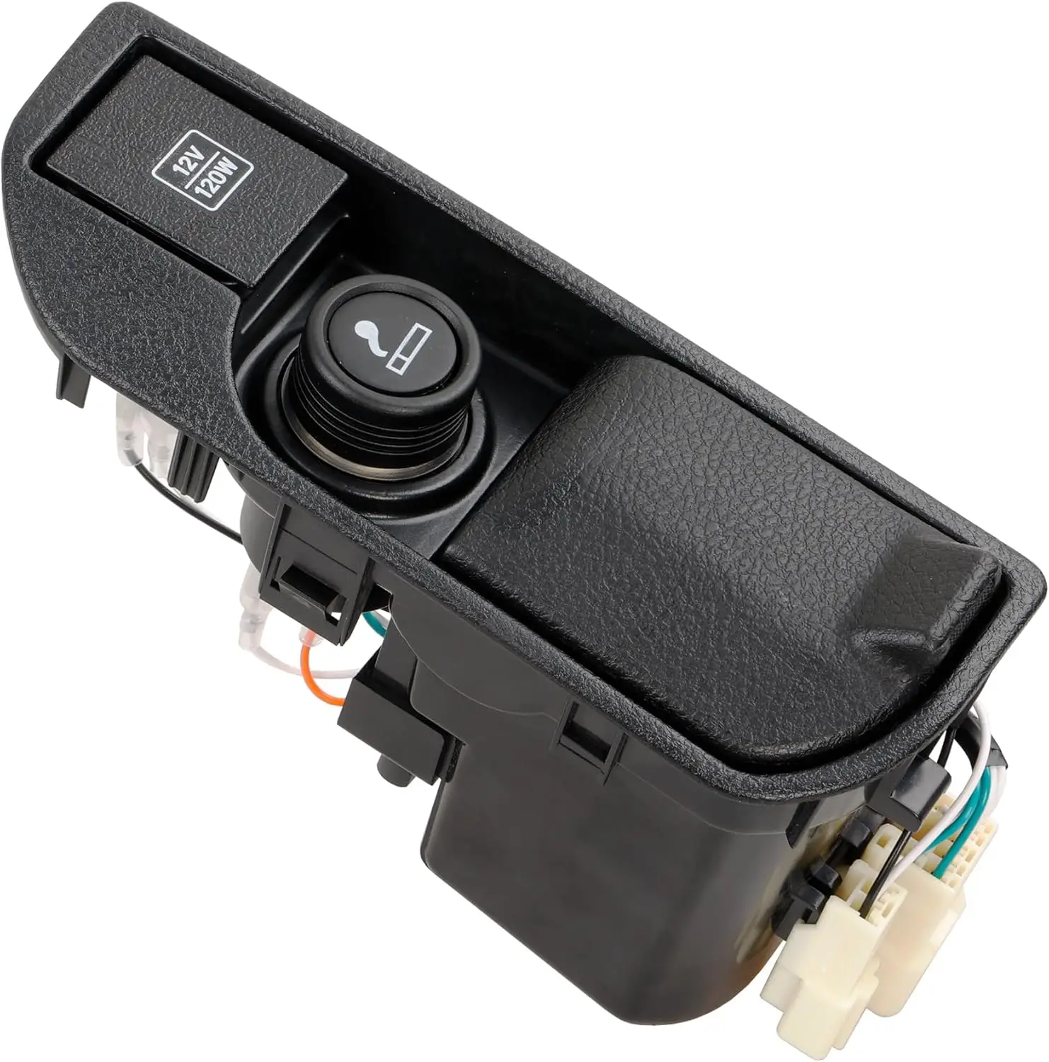 

Universal Ashtray & Cigarette Lighter Kit for 2003-2009 SUV Center Console, Black