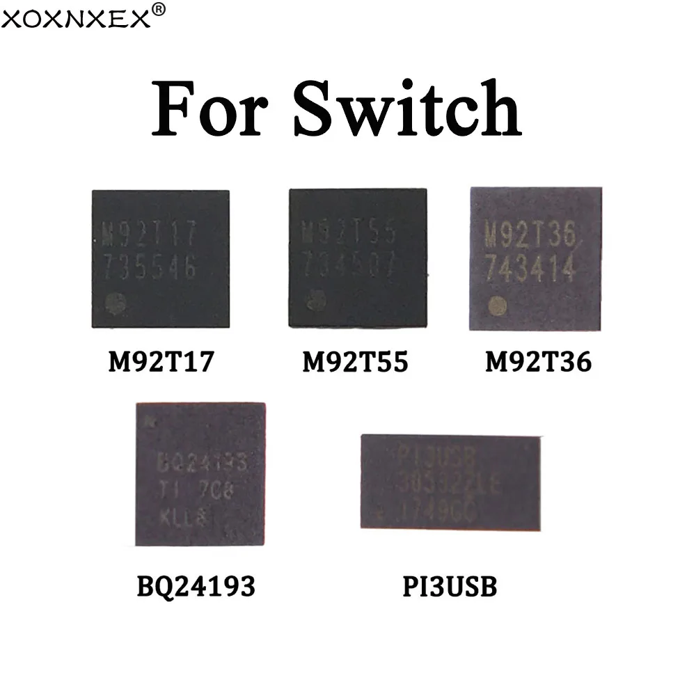 1-10pcs M92T36 M92T55 M92T17 PI3USB BQ24193 Management Charging IC Chips For Switch Console Display HDMI-Compatible