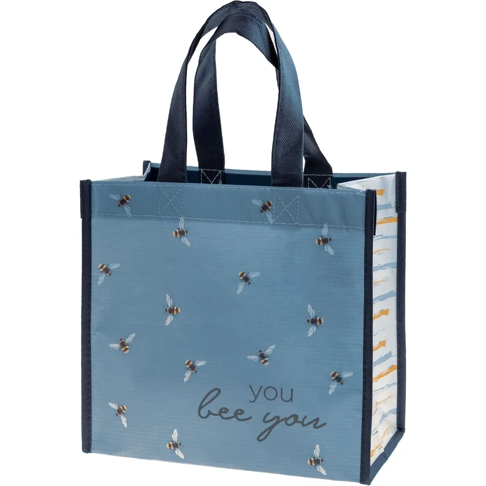 

Reusable Gift Bags - Tote Bag and Gift Bag with Handles - Perfect for Birthday Gifts and Party Bags 1 Bee Medium