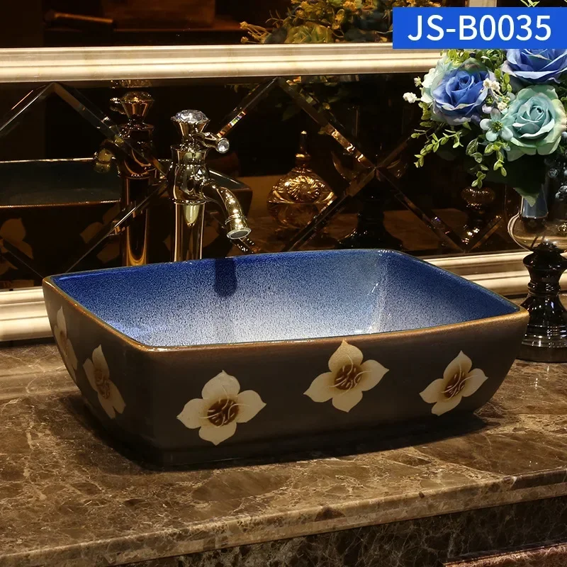 Antique European Ceramic Oval Table Versatile Use Scratch Resistant Compact Size Easy to Use Load Bearing Noise Free