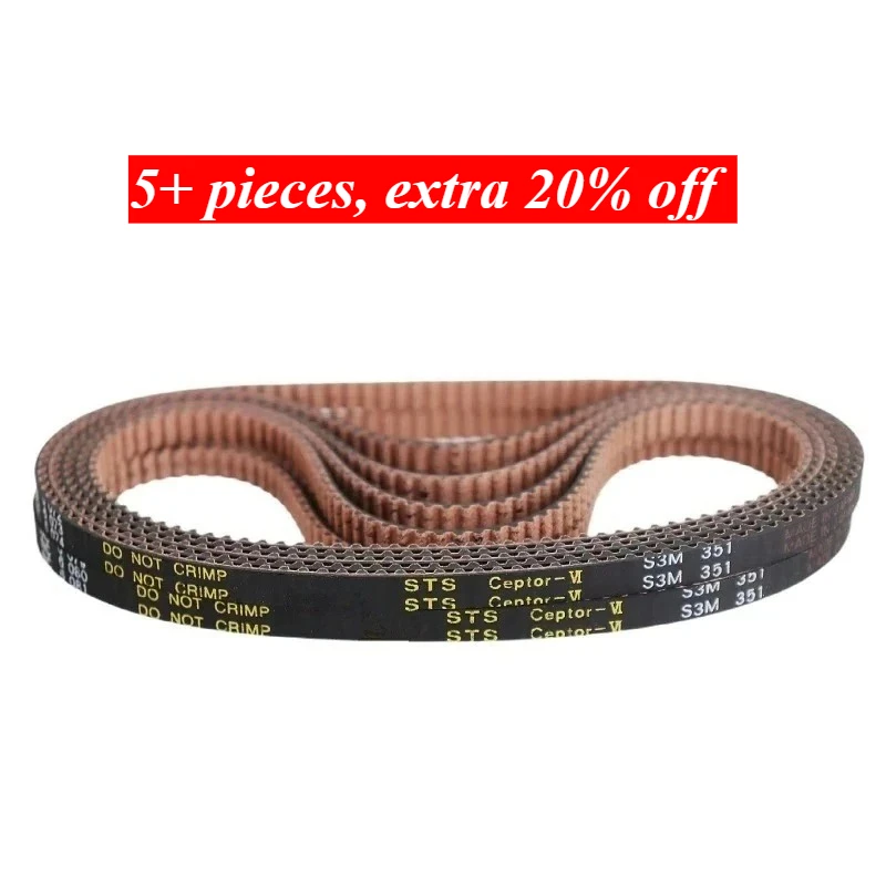 Japan STS Ceptor-VI S3M Timing Pulley Belt S3M447 S3M453 S3M456 S3M459 S3M468 S3M471 S3M474 S3M480 S3M483 S3M486 S3M513 S3M516
