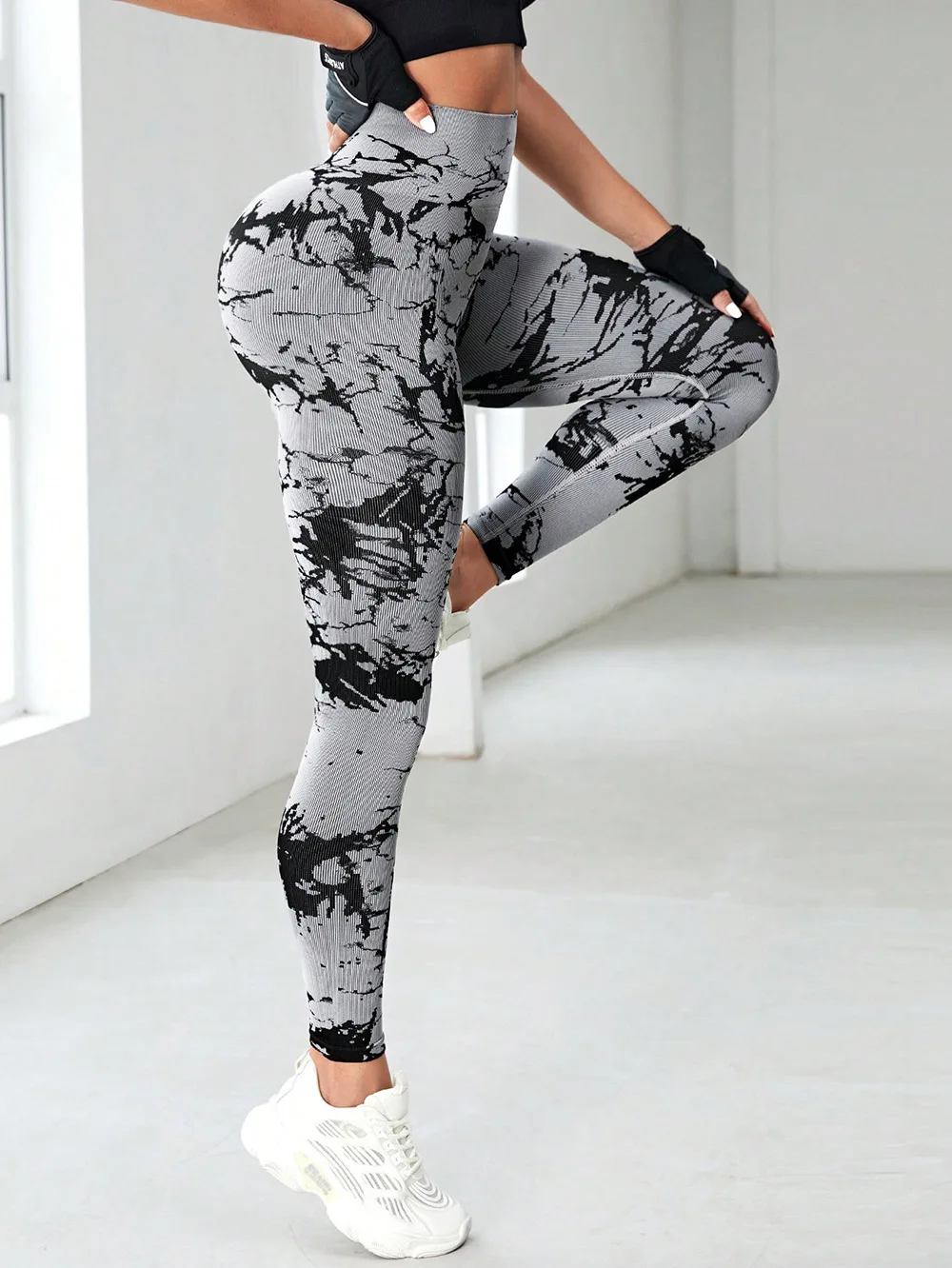 2024 Tie Dye Butt Lifting Gym Leggings Women High Waist Exercise Activewear Outdoors Sporty Leggings Women