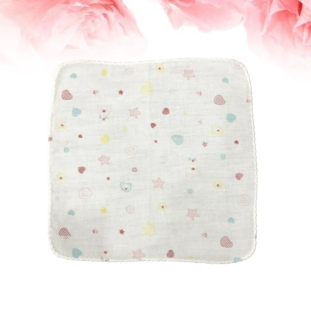 1 قطعة الطفل اللعاب منشفة التمريض 31x31 سنتيمتر الأزهار القطن الشاش لينة ماصة الوجه القماش الطفل المرايل مربع منديل #1