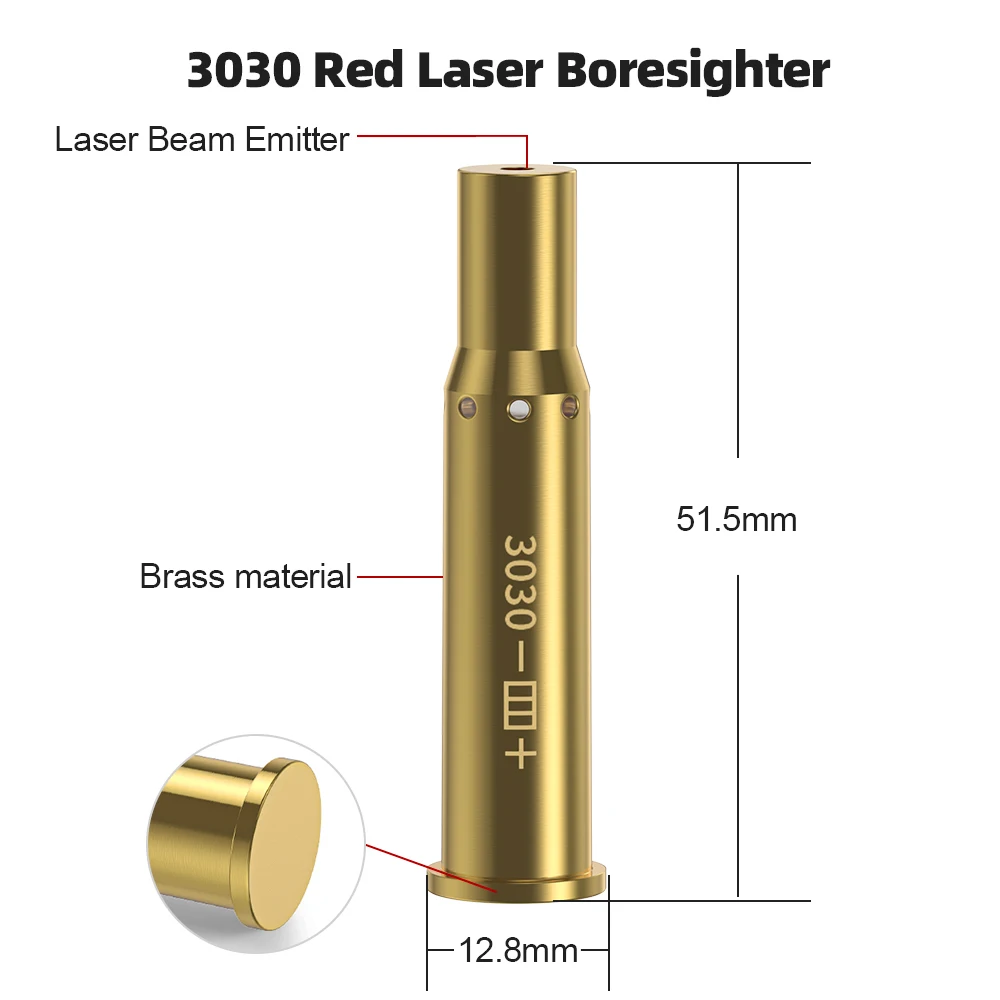 

Калибратор 3030, красный лазерный калибровочный инструмент, подходит для практики стрельбы с пистолетом и винтовкой