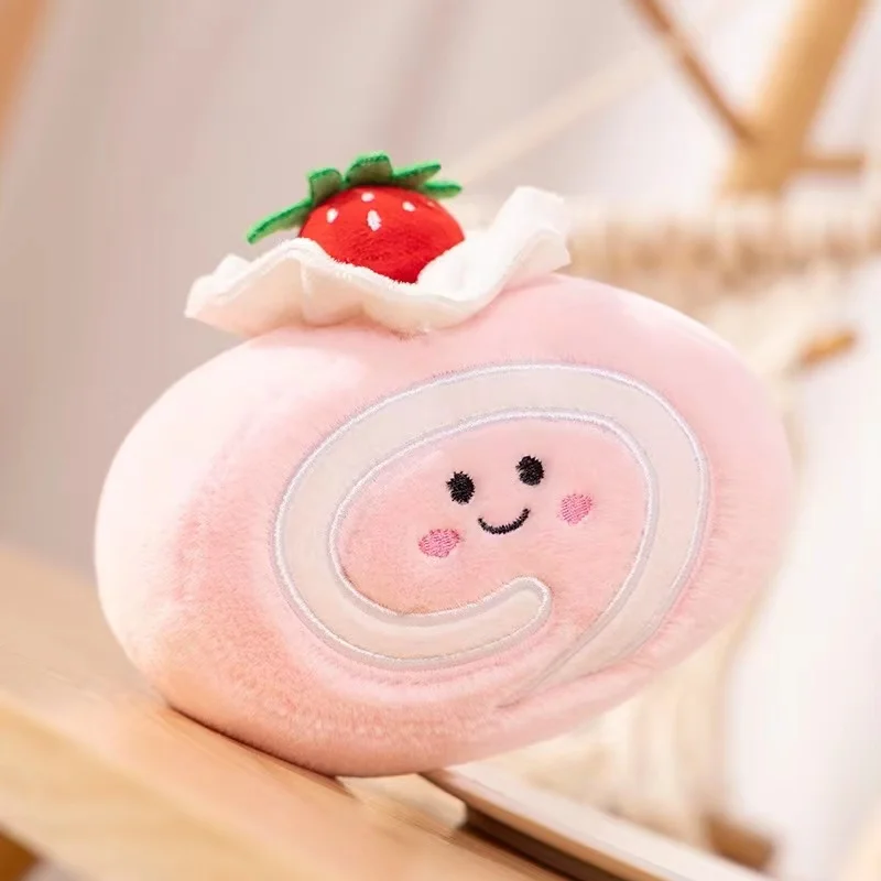 Cuddly 14cm Swiss Roll Anime Plush Adorable Stuffed Animal Soft Toy Great Choice as Christmas Thanksgiving Gift