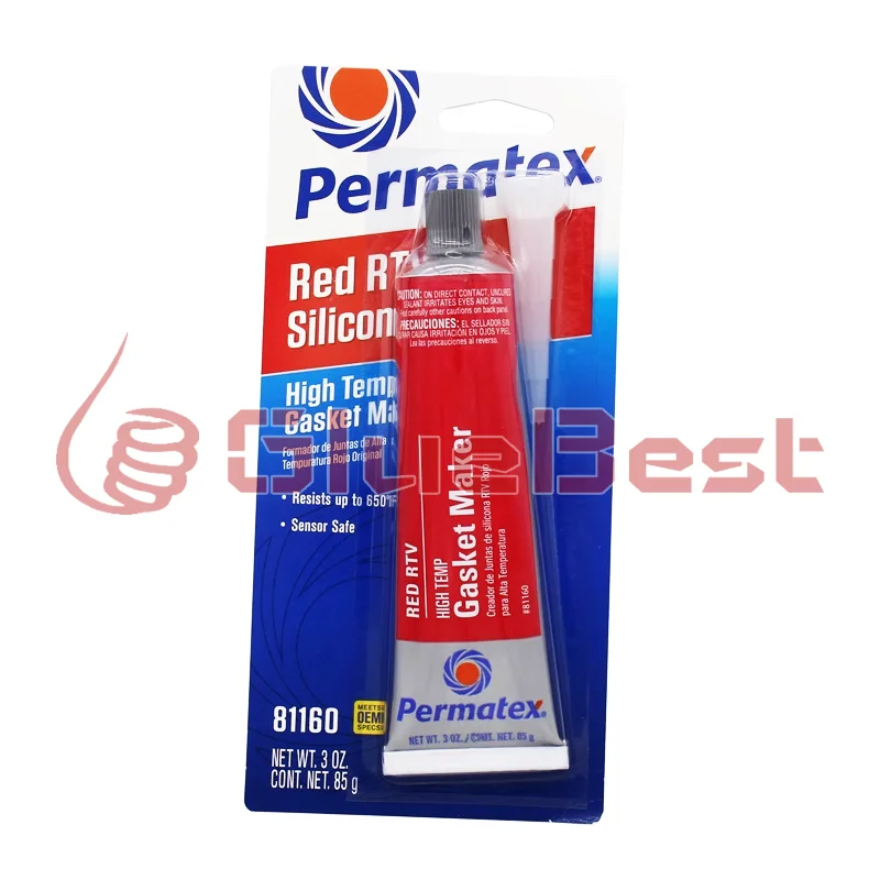 Permatex 81160 High-Temperature Oxidation-Resistant Gasket Maker Red Curing Agent for Automotive Applications Original Product