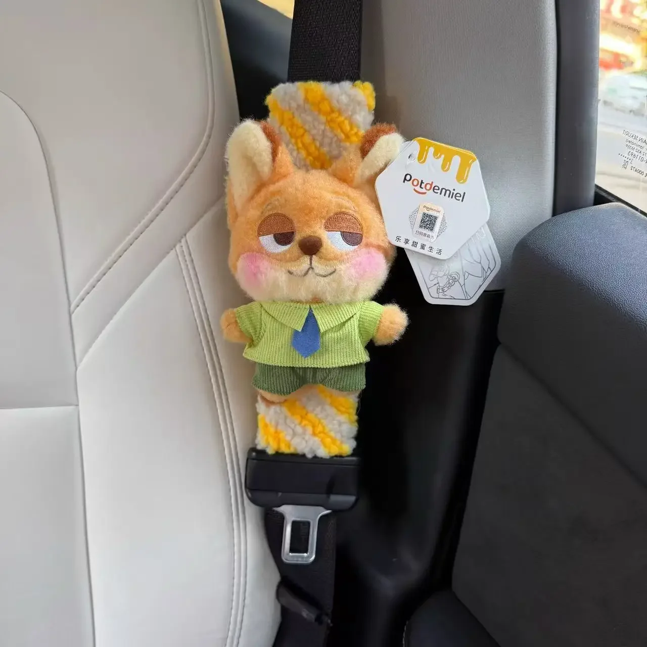 Disney Zootopia 2, Plüsch-Sicherheitsgurt, Kawaii-Puppe, Judy Hopps, Knabber, Gary, Polizist, Spielzeug, Kawaii, weiches Geschenk für Kinder und Freunde