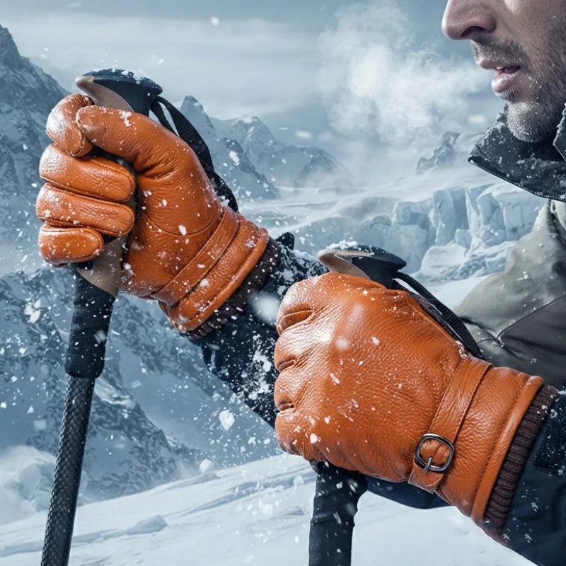 1-10PCS Winter Touch Screen Gloves Windproof Thermal Fleece Lined for Cycling Skiing Driving Outdoor Cold Weather Sports