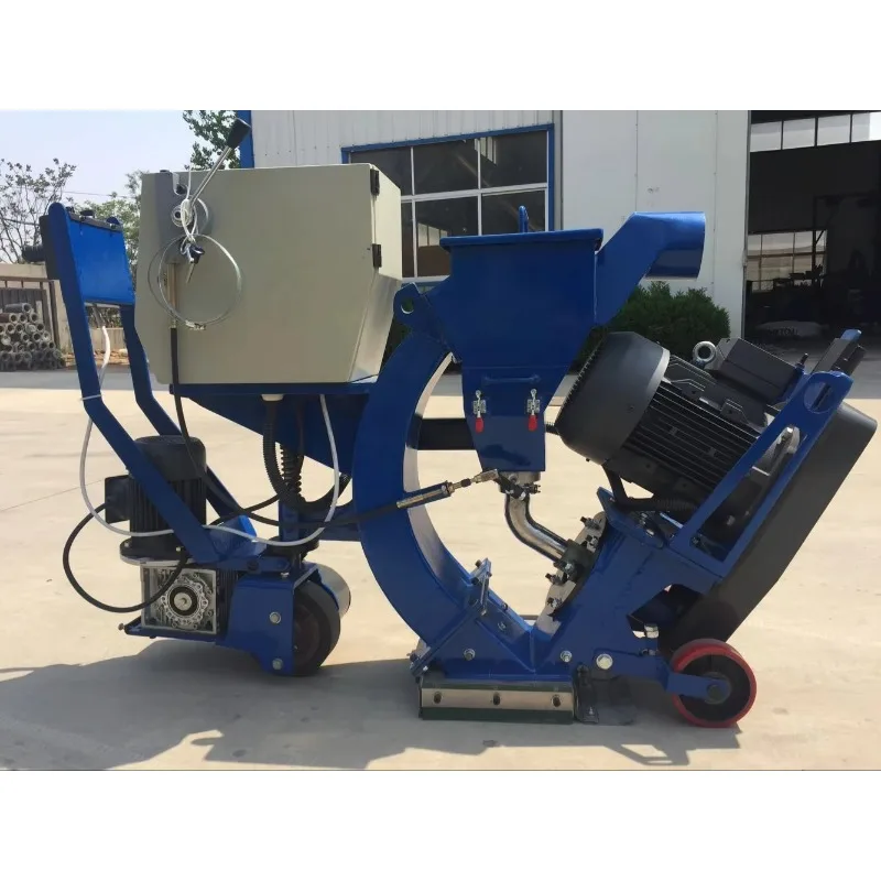 Electric Mobile Shot Blaster Steel Surface Descaling/Stripping Abrasive Cleaning PLC Custom Dimensions Easy Operate