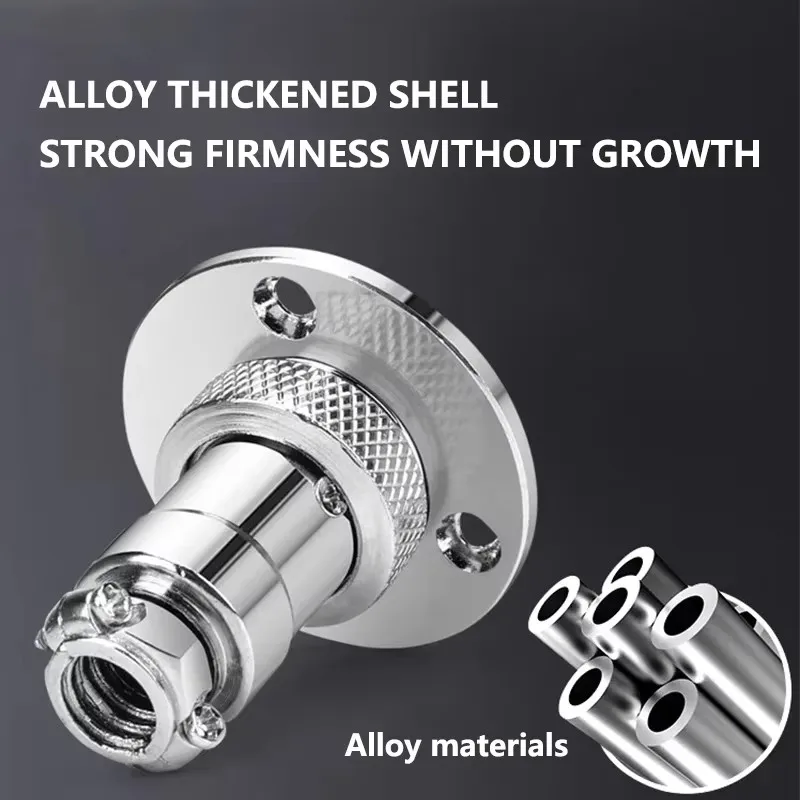5pcs GX16 Flange Butting Type Aviation Plug Socket 2/3/4/5/6/7/8/9/10 Pin Male Female Fixing Circular Connectors