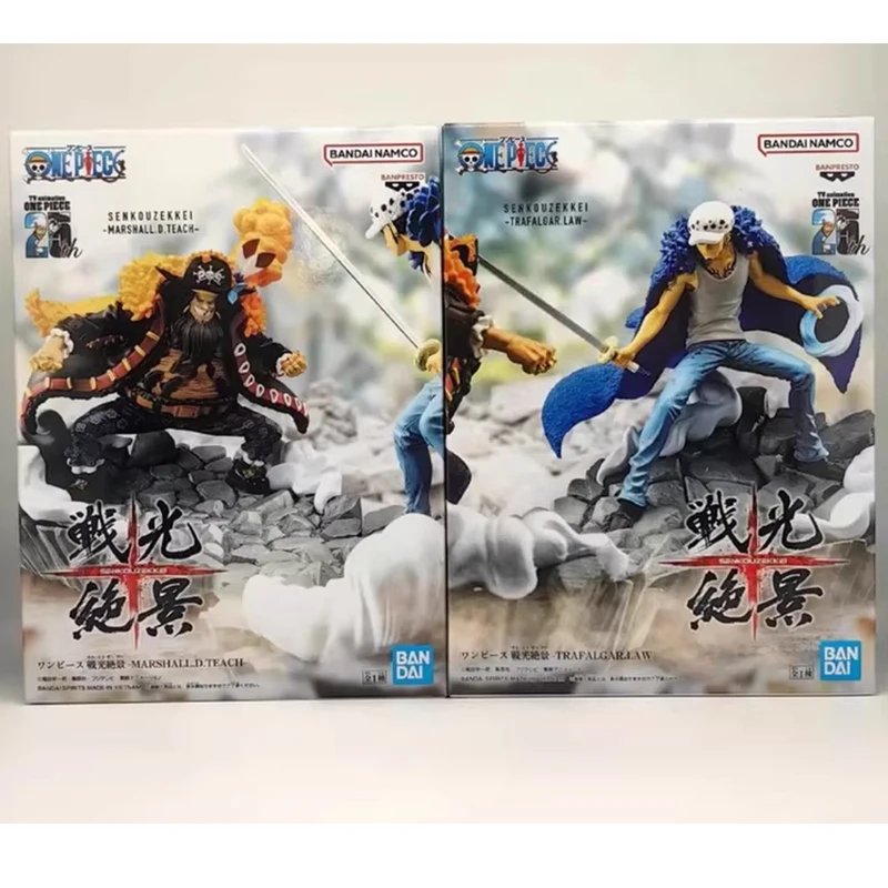 متوفر في المخزون الأصلي بانداي بانبريستو قطعة واحدة Senkouzekkei Trafalgar Law Marshall D تعليم شخصيات الرسوم المتحركة نموذج القتال