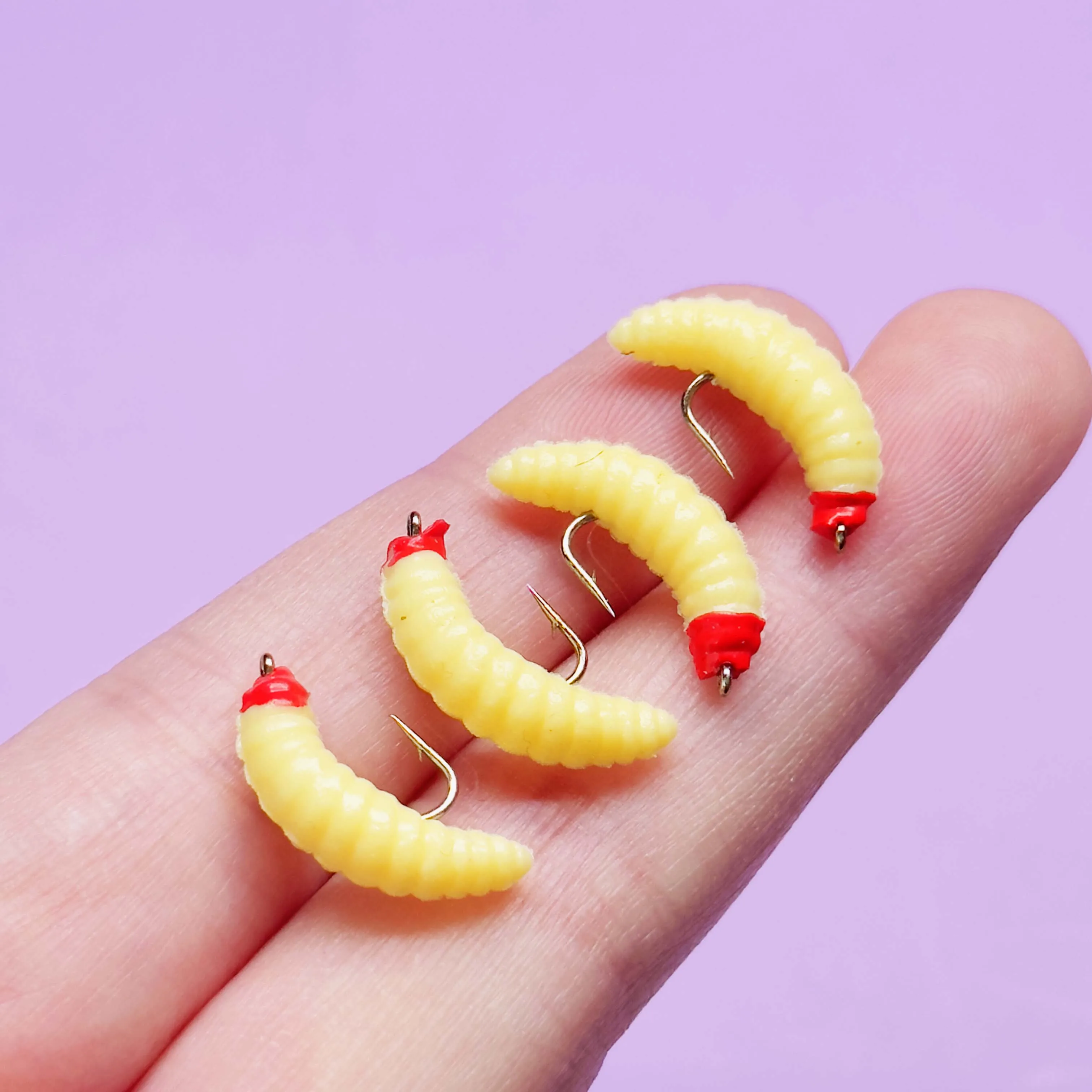 Moscas húmedas de gusano suave para trucha y perca - imagen 4