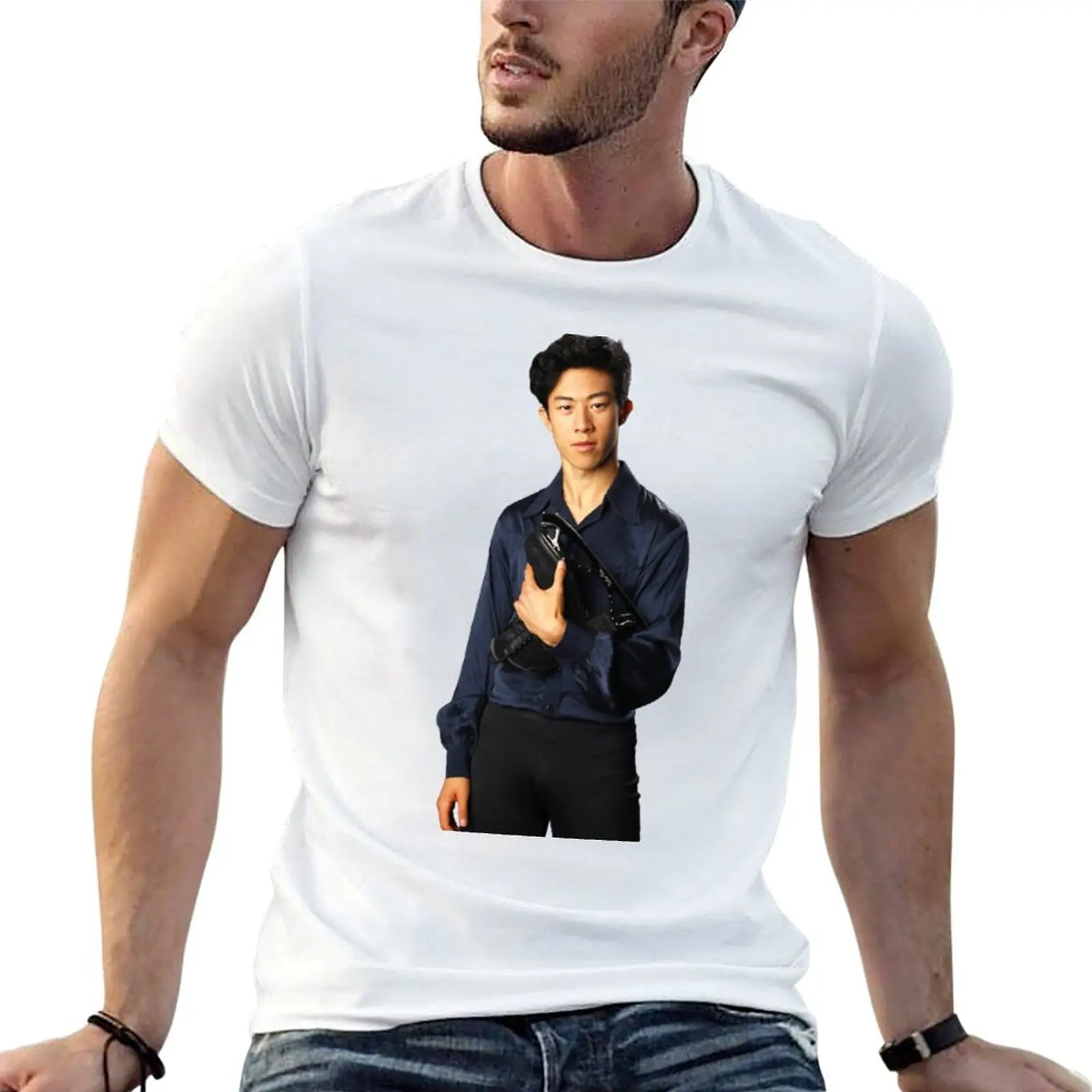 

Nathan Chen skater , Nathan Chen 2022 T-Shirt t shirt man plain funny t shirts cotton T-Shirt