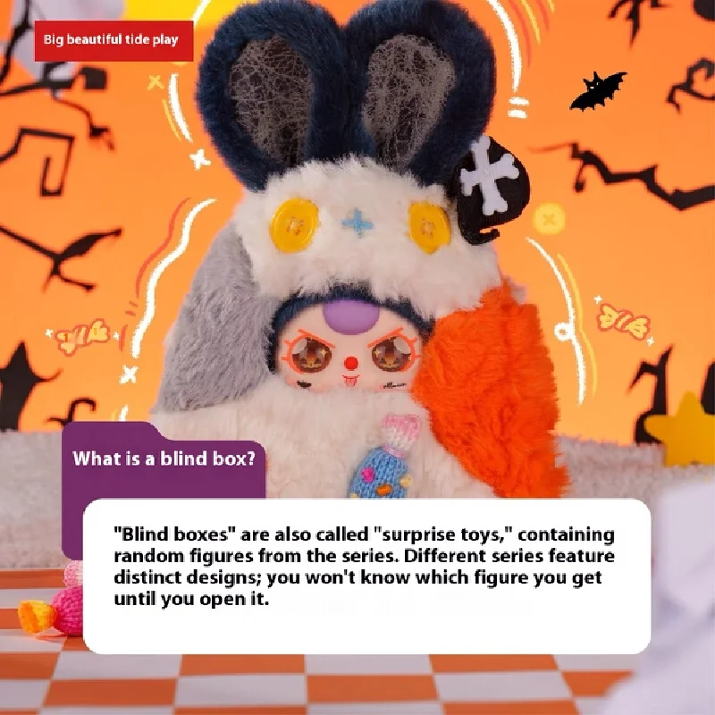Nowa Oryginalna Figurka Spot Baby Trzy Lata Halloween Zamek Przygoda Pluszak 100% Body Blind Box Urocza Lalka Ozdoby Prezenty