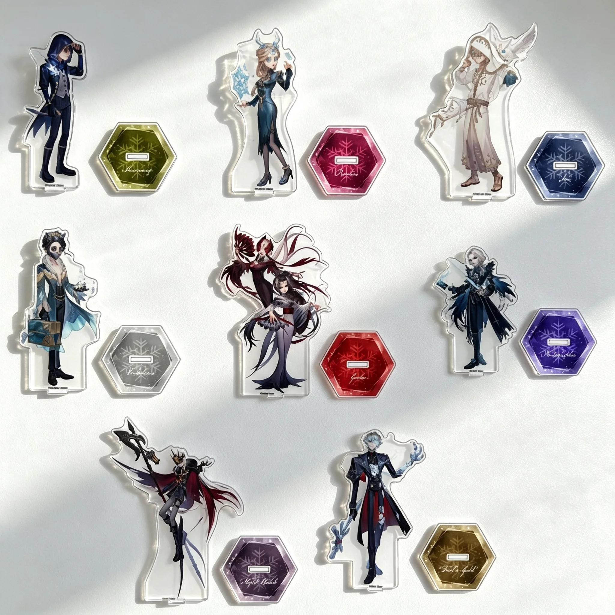 Game Identity V Sapporo Snow Festival 2025 Aesop Carl Novelist Acrylic Stand Model Plate Keychains Desktop Ornament