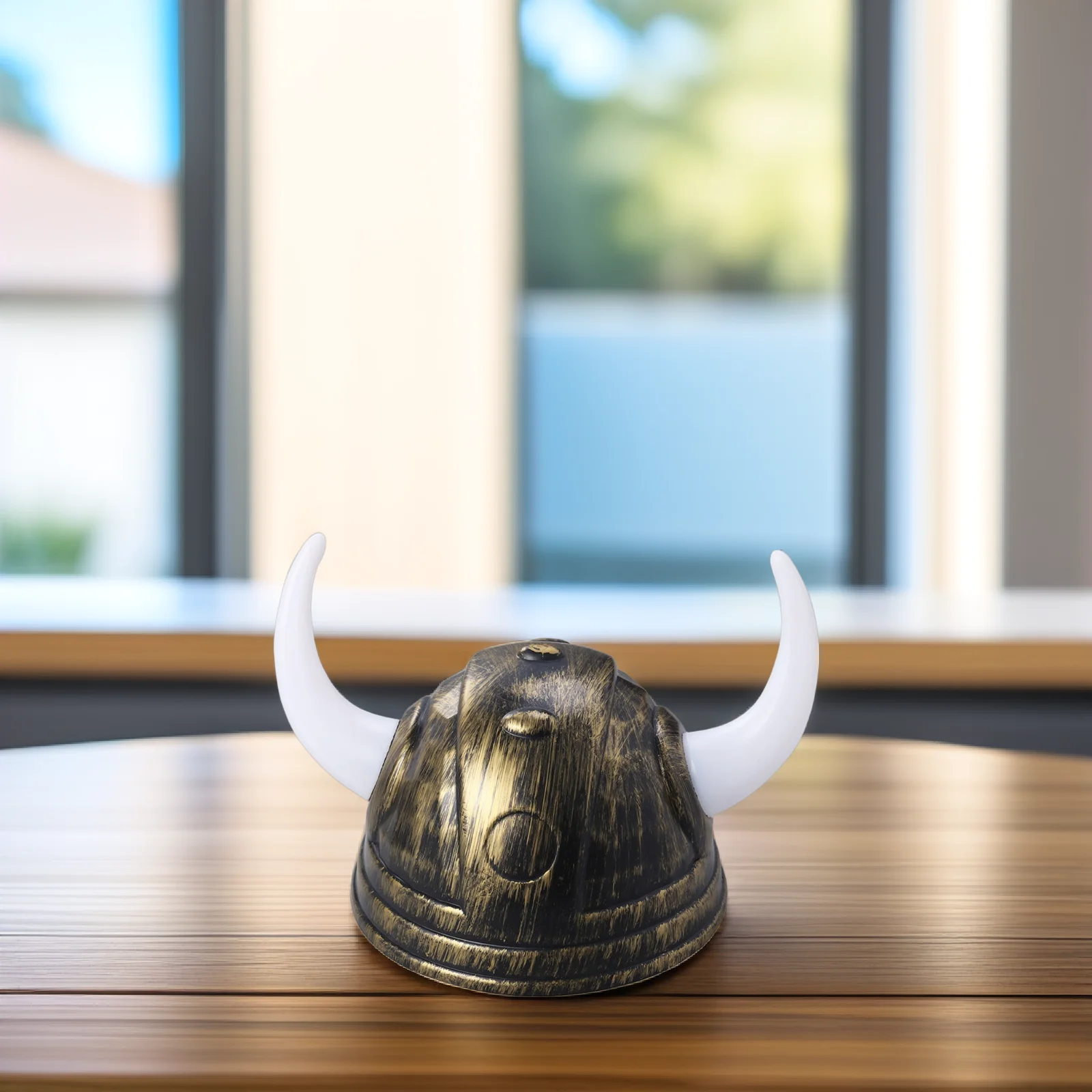 قطعة واحدة من قبعة الفايكنج على شكل قرون الثور لعصابة رأس لحفلات الهالوين وحفلات الأطفال يمكن ارتداؤها وإكسسوارات مريحة #6