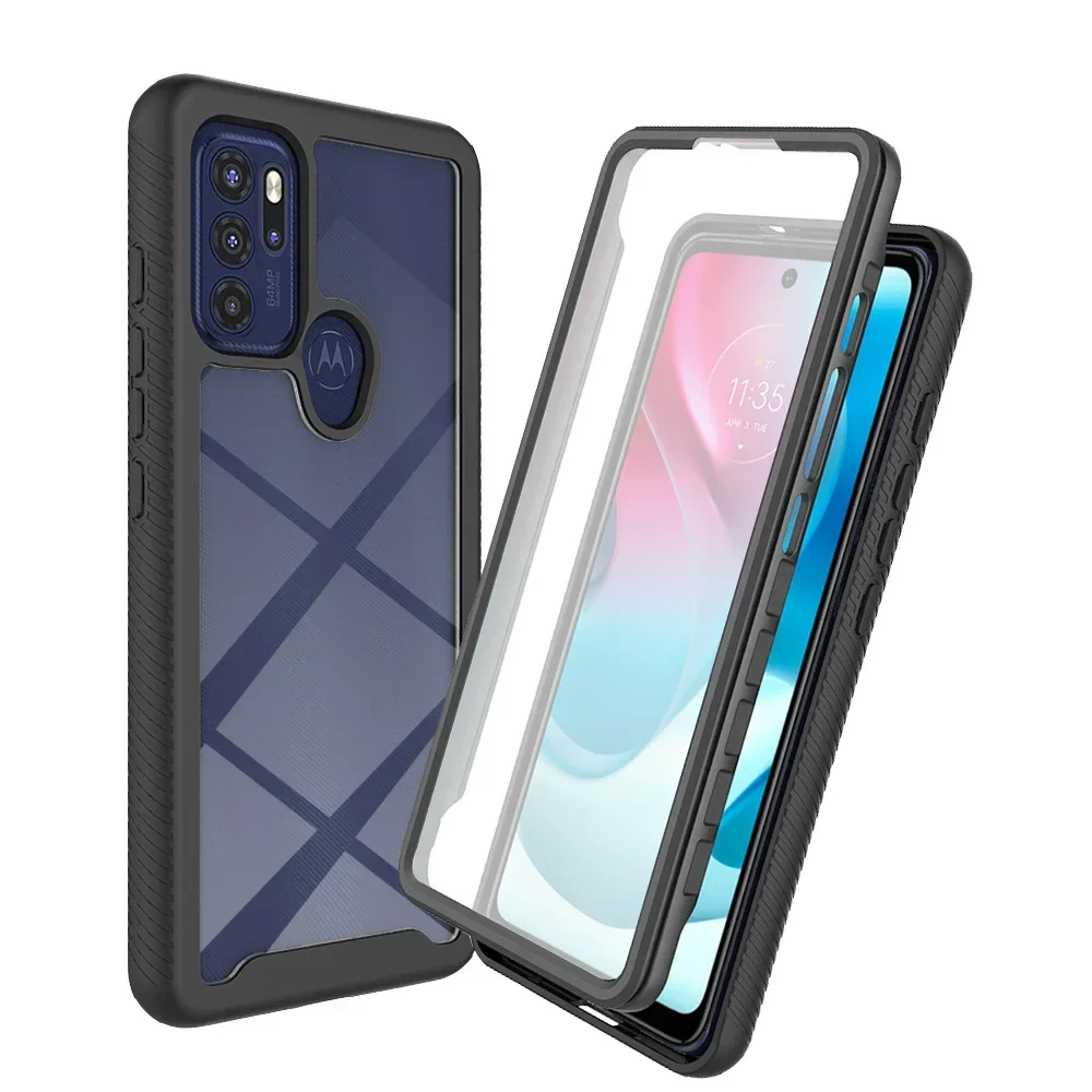 

Pop 360 Protect Front Back Capa For Motorola Moto G60 Crystal Case Bumper Armor Motoroloa G60 G30 G20 G10 G 60 G31 G41 G51 G71 F