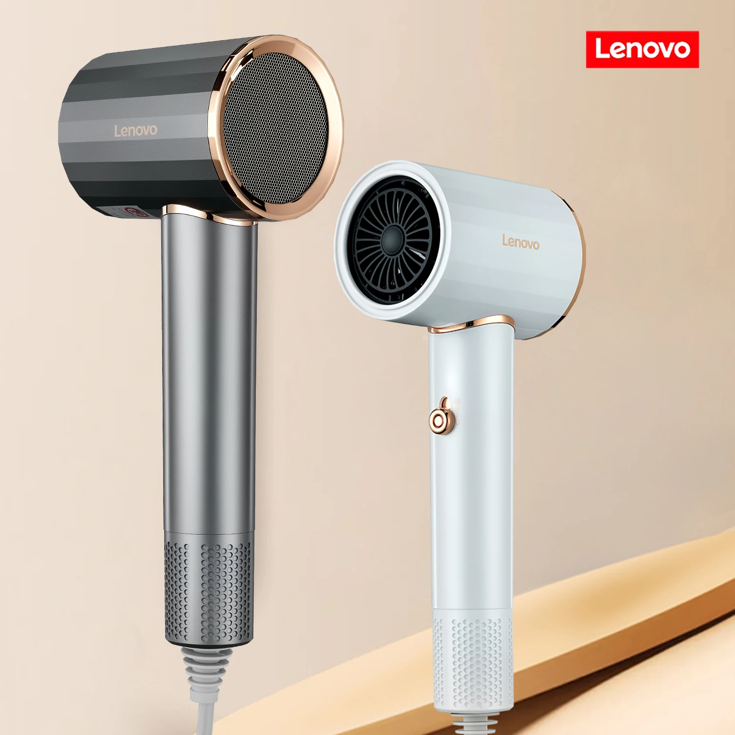 

Высокоскоростной фен Lenovo C3, постоянная температура, защита от перегрева, уход за волосами с использованием отрицательных ионов, профессиональная сушка волос, 220В.