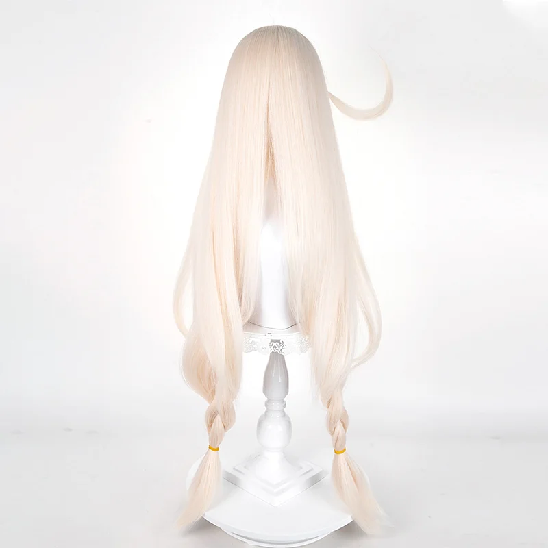Jogo genshin impacto alice cosplay peruca alice longo luz loira cosplay cabelo para comicon festa adulto feminino masculino